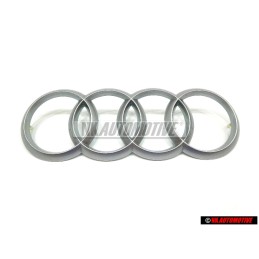 Audi Originale Anelli Coperchio Motore Logo Emblema Simbolo Argento - 022103940