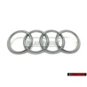 Audi Originale Anelli Coperchio Motore Logo Emblema Simbolo Argento - 022103940