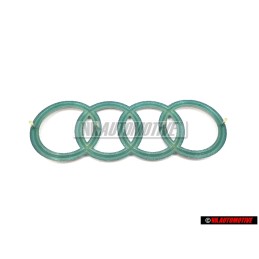 Audi Originale Anelli Coperchio Motore Logo Emblema Simbolo Argento - 022103940