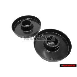 2X VW Originale Calotta Nero Satinato - 171412359 01C