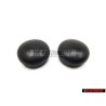 2X VW Originale Calotta Nero Satinato - 1J0955205A 9B9