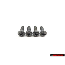 4X VW Originale Vite Lenticolare Lamiera - N 01396111
