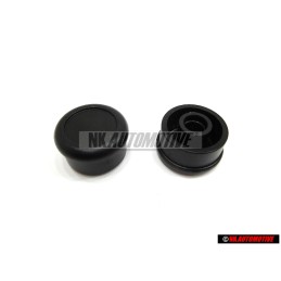 2X VW Originale Tasto Nero Satinato - 191857520A 01C