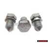 3X VW Originale Tappo A Vite Con Paraolio - N 90813202