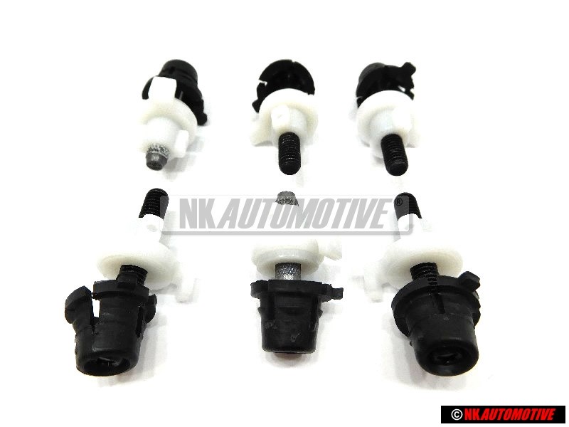 2x VW Originale 1 Set Di Elem. Di Fissaggio Per Faro Supplementare - 191998135A