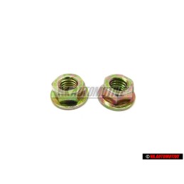 2x VW Originale Dado Flangiato Esagonale - 171857026A
