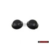 2x VW Originale Calotta Di Copert. Per Vite Nero Satinato - 311867169 01C