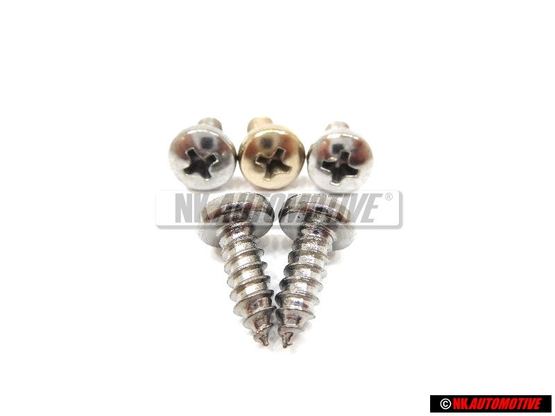 5x VW Originale Vite Lenticolare Lamiera - N 0139681