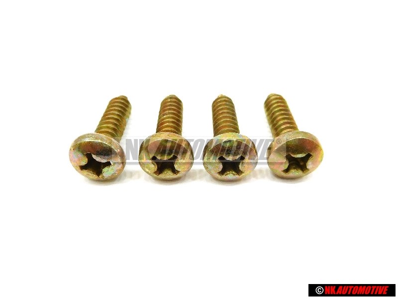 4x VW Originale Vite Lenticolare Lamiera - N 0139351