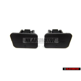 2x VW Originale Graffetta Nero Satinato - 357867646 9B9