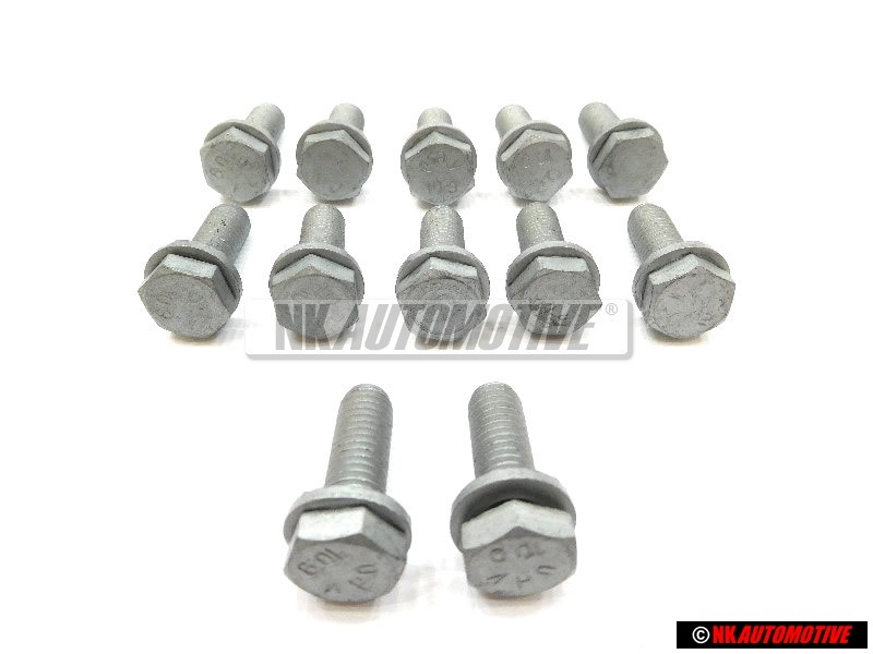 12x VW Originale Vite Testa Esag. 
