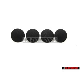 4x VW Originale Graffetta Nero Satinato - 321867838 01C