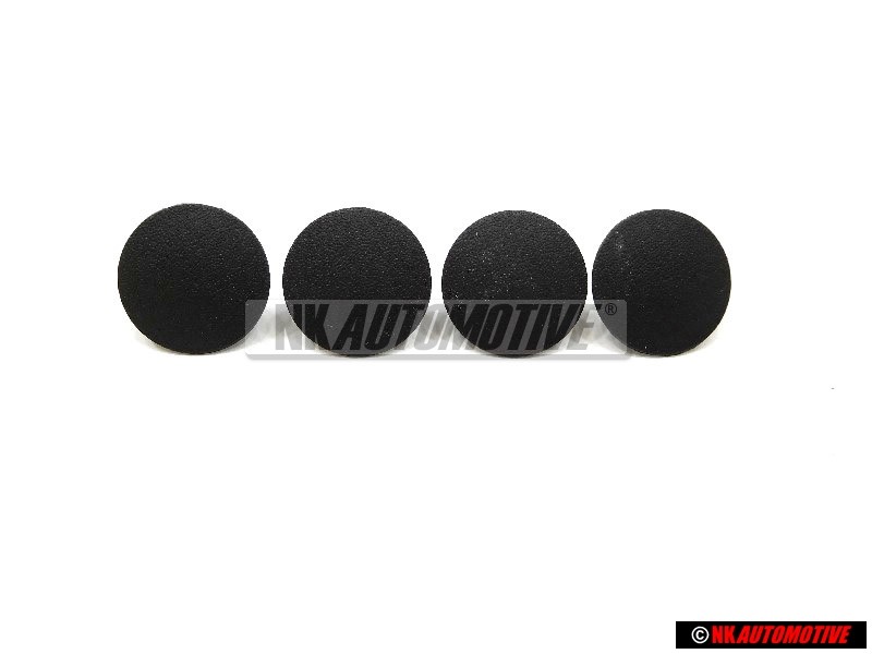 4x VW Originale Graffetta Nero Satinato - 321867838 01C