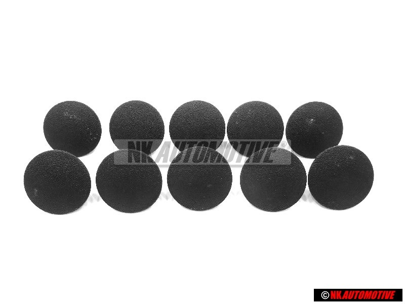 10x VW Originale Graffetta Nero Satinato - 321867838 01C