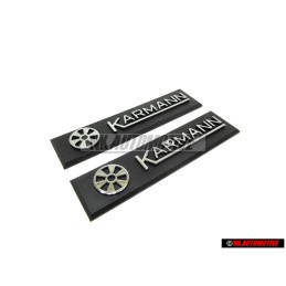 2x VW Originale Targhetta Di Fabbrica - 155853901