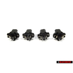 4x TOPRAN Lampadina Con Zoccolo Nero - 103 628