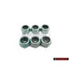 6x VW Originale Dado Esagonale, Autobloccante - N 01118312