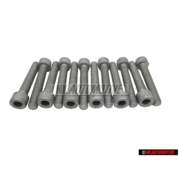 12x VW Originale Vite Cilindrica Con Testa Poligonale Interna - N 91108201