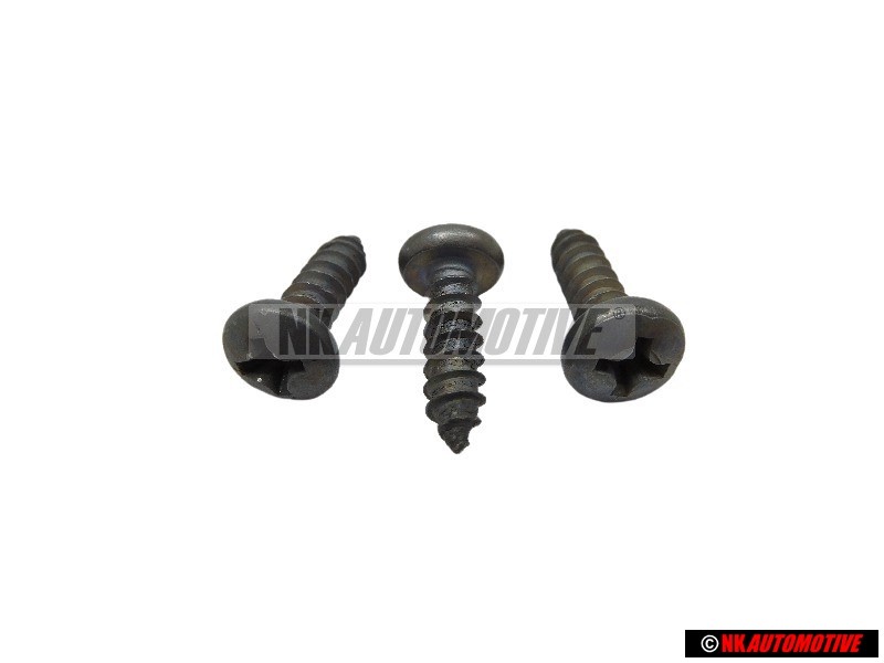 3x VW Originale Vite Lenticolare Lamiera - N 01396111