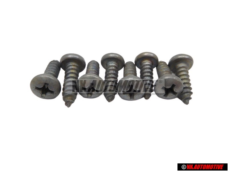 8x VW Originale Vite Lenticolare Lamiera - N 01396111
