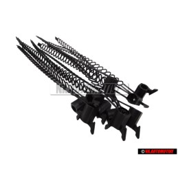 10x VW Originale Serracavi Con Supporto Per Perno Saldato: - N 90643701