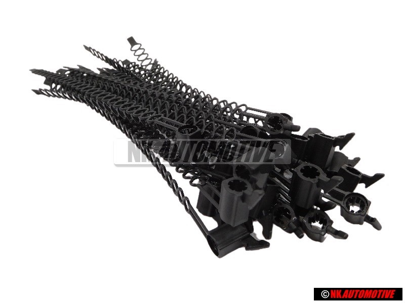 25x VW Originale Serracavi Con Supporto Per Perno Saldato: - N 90643701