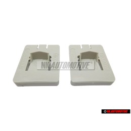 2x VW Originale Pattino Platino - 171881213B 2VK