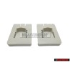 2x VW Originale Pattino Platino - 171881213B 2VK