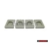 4x VW Originale Pattino Platino - 171881213B 2VK