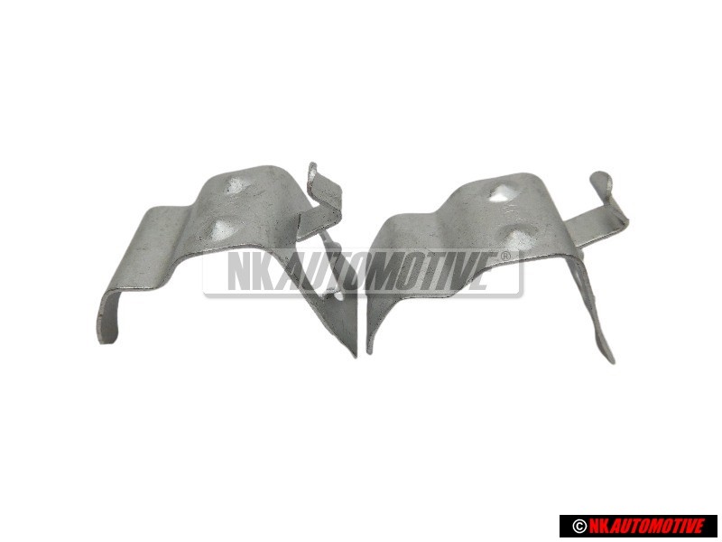 2x VW Originale Molla Di Ritegno Per Coppa Cromata - 321601175C