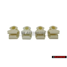 4x VW Originale Supporto Per Tubo Freno - 5Q0611797B