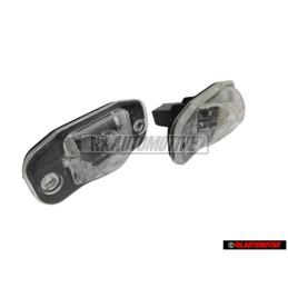 2x VW Originale Luce Targa - 357943021