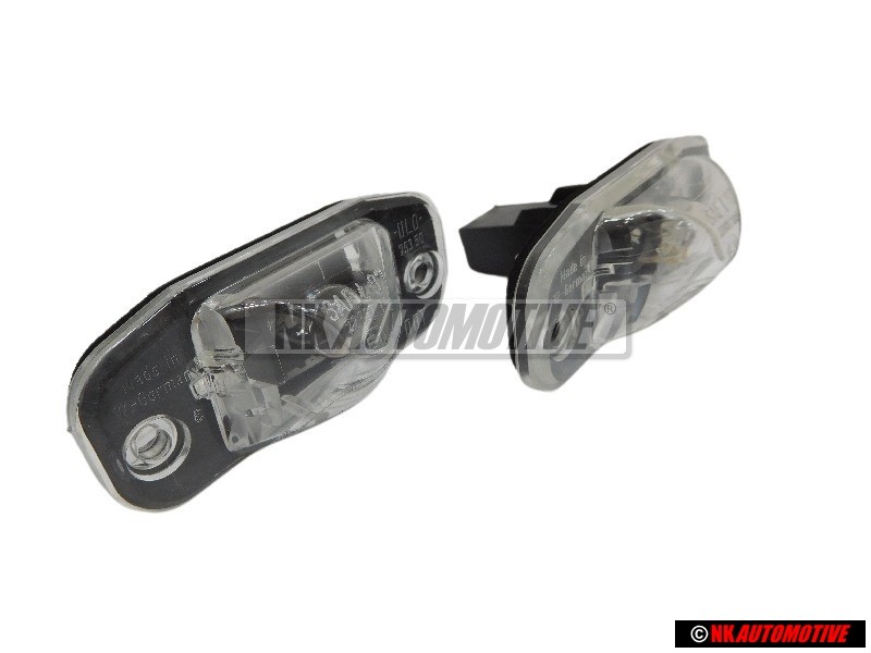 2x VW Originale Luce Targa - 357943021