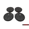 4x VW Originale Cappuccio Di Copertura Grafite - 701601171 2BC