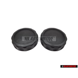 2x VW Originale Manopola Regolazione Nero - 171881671 041