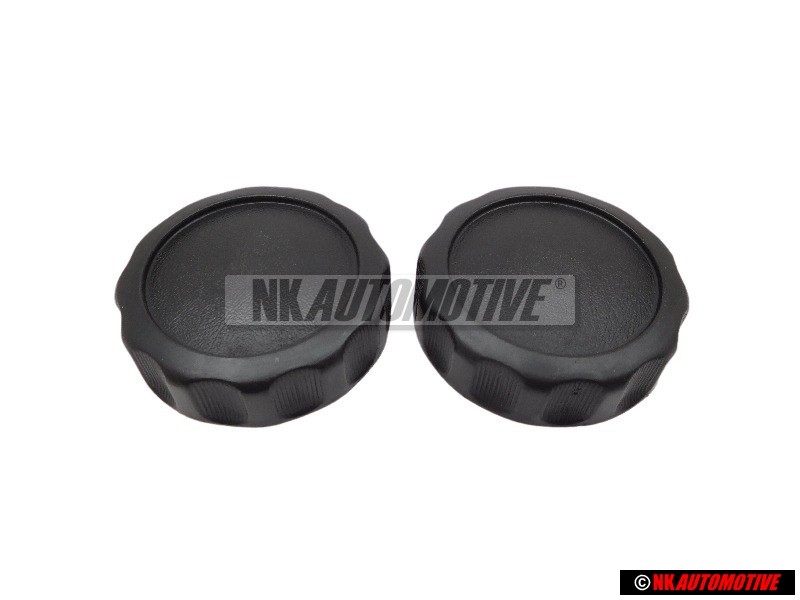2x VW Originale Manopola Regolazione Nero - 171881671 041