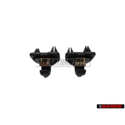 2x Audi Originale Supporto Per Aletta Parasole Soul (Nero) - 8W0857562A 4PK