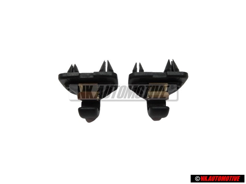 2x Audi Originale Supporto Per Aletta Parasole Soul (Nero) - 8W0857562A 4PK