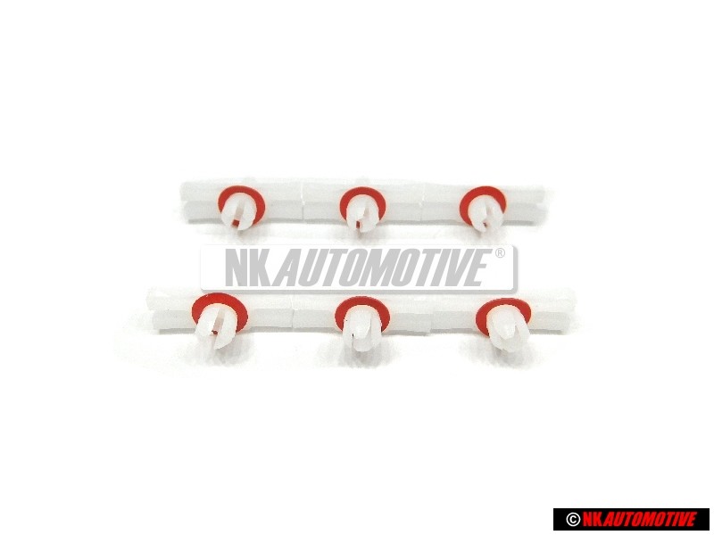 6x VW Originale Graffa Per Modanatura - 113853585C