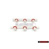 6x VW Originale Graffa Per Modanatura - 113853585C