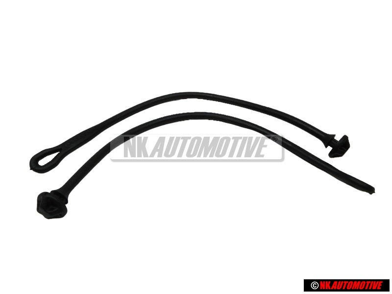 2x VW Originale Nastro Di Fissaggio Nero Satinato - 1H6863447 B41