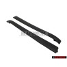 2x VW Originale Profilo Per Maniglia Porta Nero Satinato - 191837239 01C