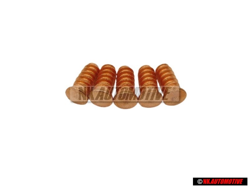 5x VW Originale Perno A Saldare 'Unita Ordinaz. 