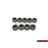 9x VW Originale Dado Esagonale, Autobloccante - N 01118312