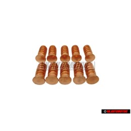 10x VW Originale Perno A Saldare 'Unita Ordinaz. 