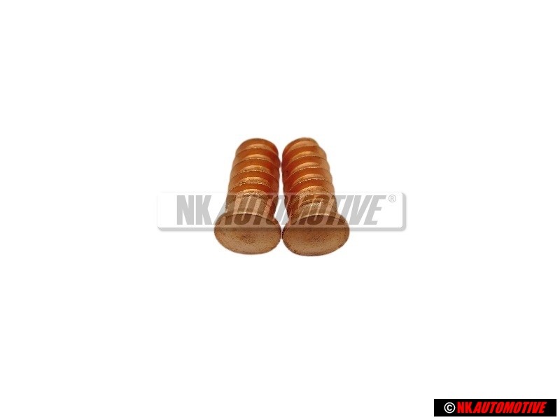 2x VW Originale Perno A Saldare 'Unita Ordinaz. 