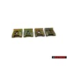 4x VW Originale Dado A Scatto - N 0154531