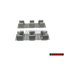 6x VW Originale Piastrina Elastica - N 0120622