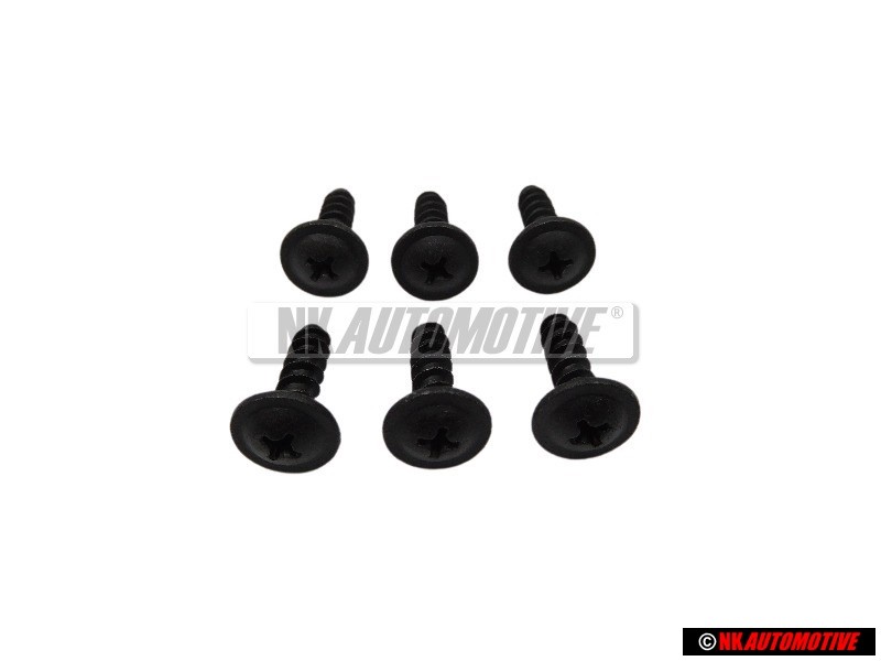 6x VW Originale Vite Lenticolare Lamiera - 155853149