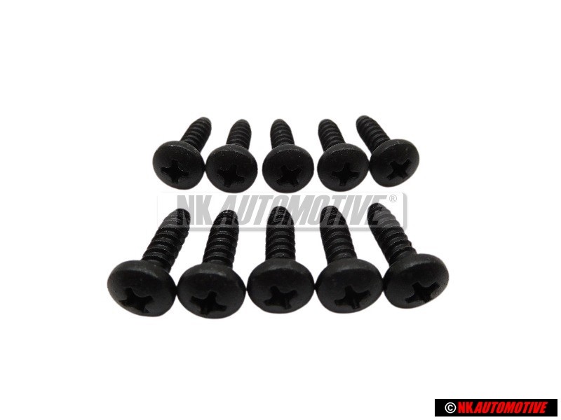 10x VW Originale Vite Lenticolare Lamiera - N 01396921